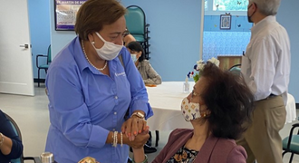 Support volunteers who help the elderly